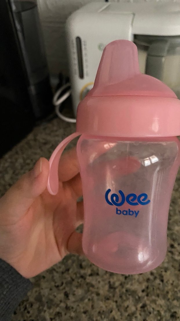 Wee Baby Pembe Kulplu Antikolik Biberon 240 ml - Görsel 2