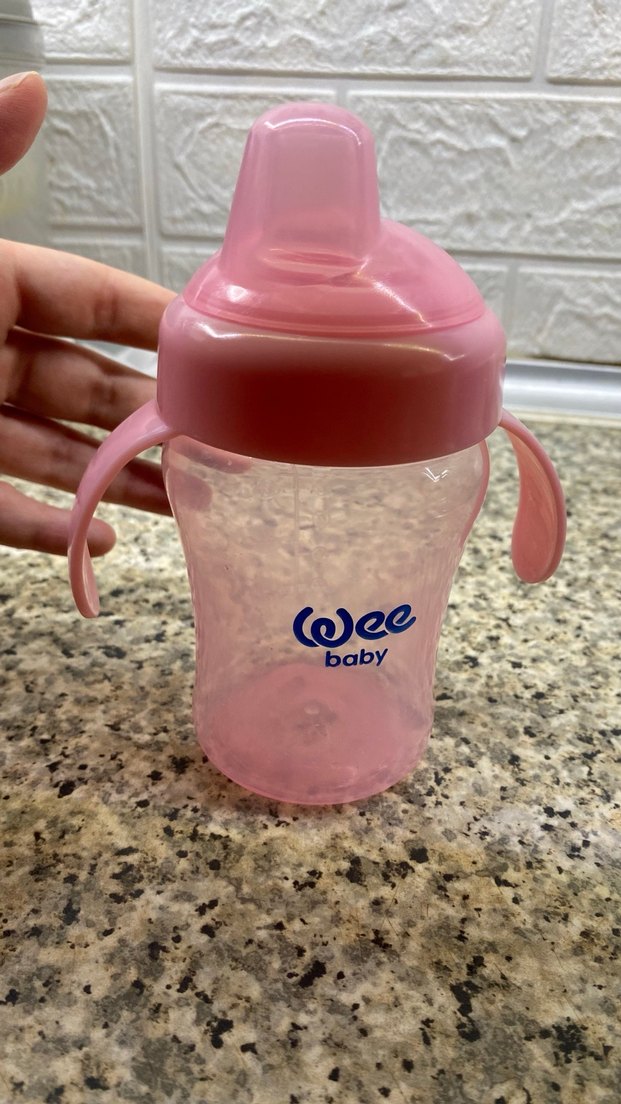 Wee Baby Pembe Kulplu Antikolik Biberon 240 ml - Görsel 4