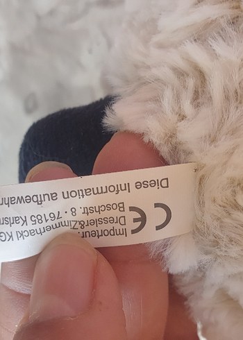Beden Gri Peluş Koyun Oyuncak