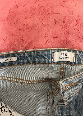 Bohem Tarzı Gri Denim Kadın Pantolon - Görsel 8