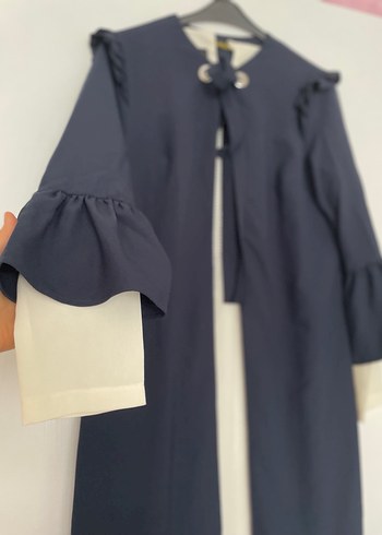 Kadın Lacivert Uzun Klasik Kesim tunik - Görsel 3