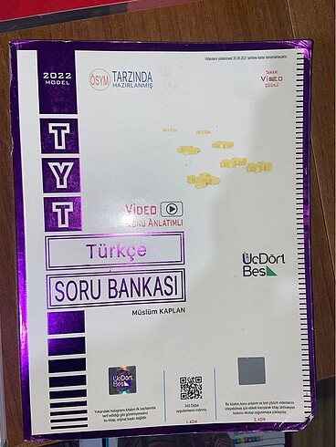 ÜÇDÖRTBEŞ TYT TÜRKÇE SORU BANKASI