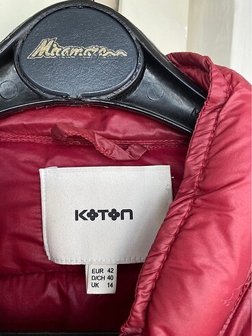 42 Beden bordo Renk Şişme mont