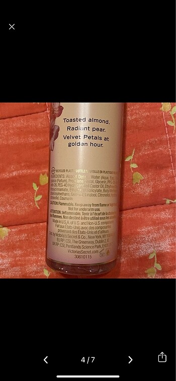 Victoria s Secret Vücut spreyi