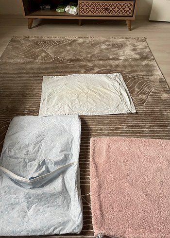 2 adet yastık kılıfı 1 adet minder kılıfı - Görsel 4