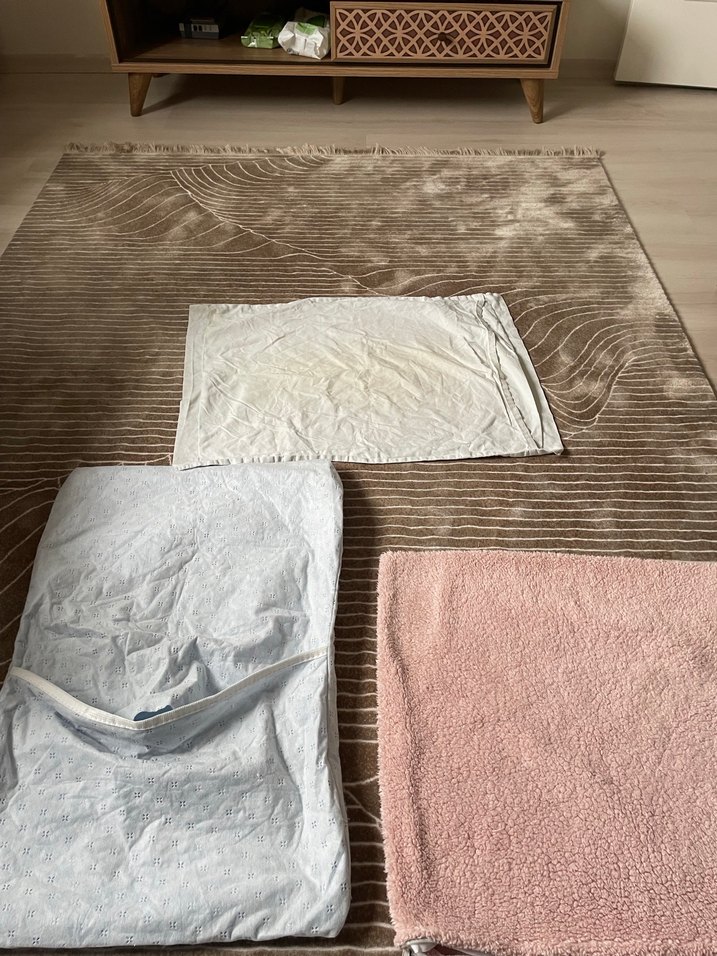 2 adet yastık kılıfı 1 adet minder kılıfı - Görsel 4