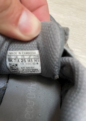 25 Beden gri Renk Orjinal adidas çocuk ayakkabı