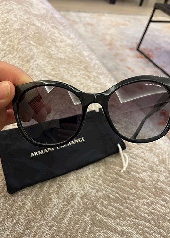 Armani Exchange Siyah Şeffaf Kadın Güneş Gözlüğü - Görsel 6