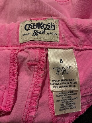 6 Yaş Beden Oshkosh Şort & Kapri %70 İndirimli.