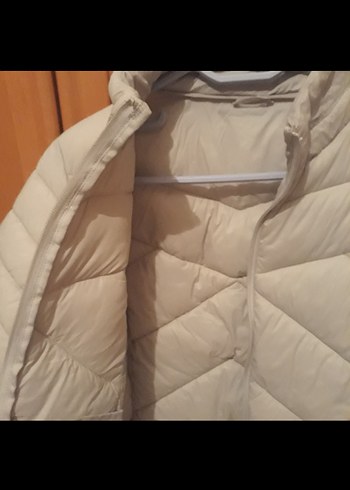 Mavi Jeans Bej Kadın Midi Kışlık Mont