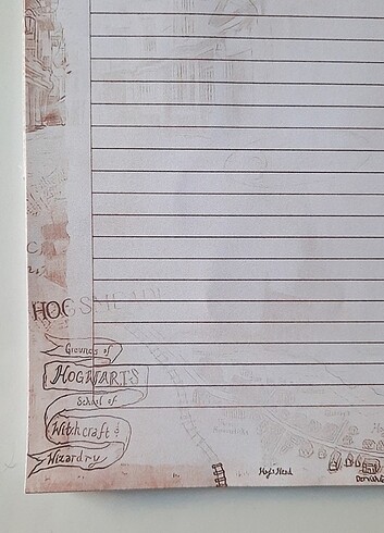  Beden Harry Potter Memopad | Notepad