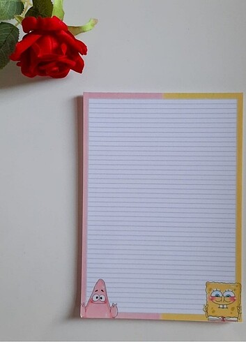 Sünger Bob ve Patrick Memopad | Notepad 