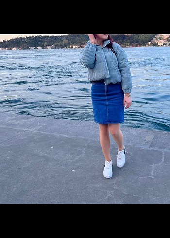 Pull and bear şişme mont - Görsel 2