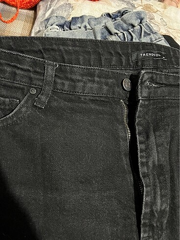 Trendyolmilla antrasit mom jean