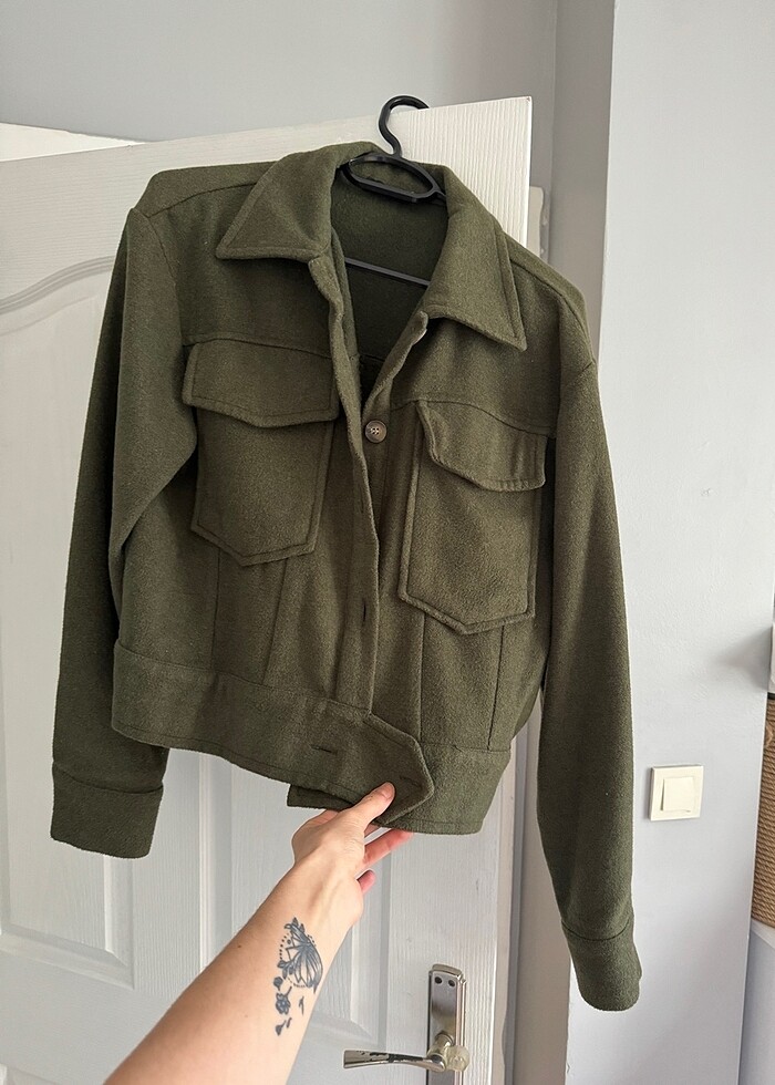 Trendyolmilla haki ceket - Görsel 3