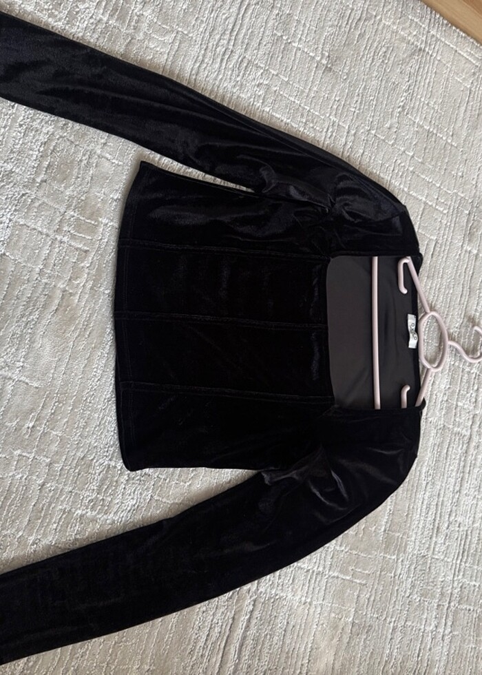 OXXO kadife bluz - Görsel 3