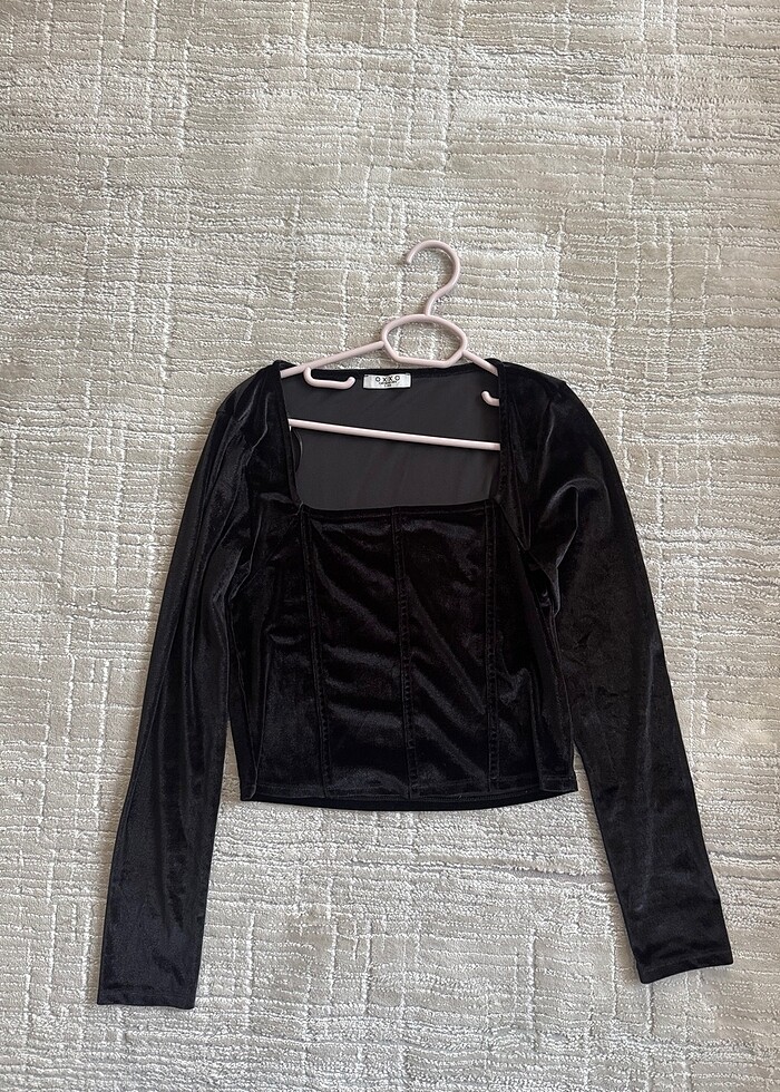 OXXO kadife bluz - Görsel 4