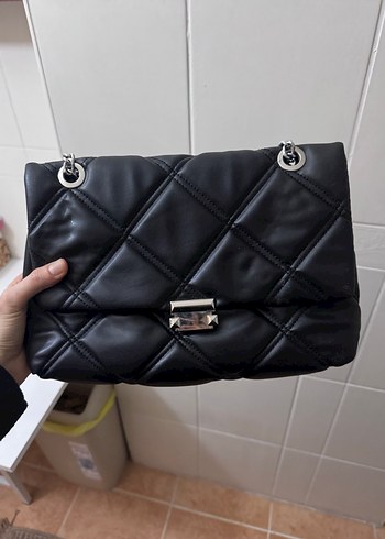 Siyah omuz çantası - Görsel 3