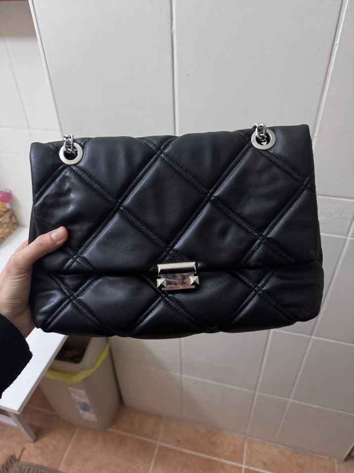 Siyah omuz çantası - Görsel 3