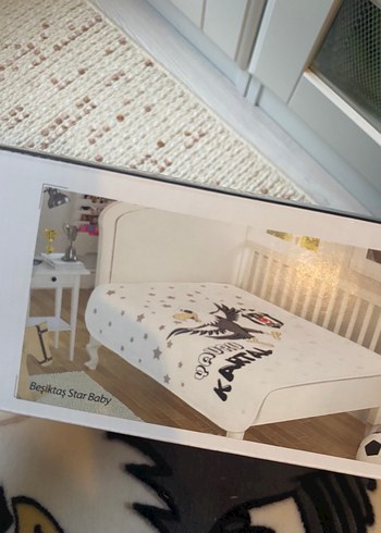 Beşiktaş JK bebek battaniyesi - Görsel 3