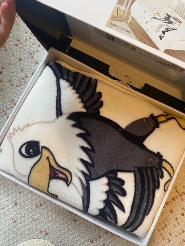 Beşiktaş JK bebek battaniyesi - Görsel 2