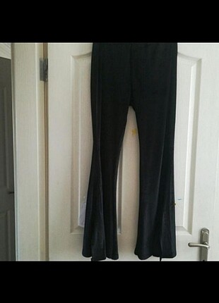İspanyol paça esnek Pantalon