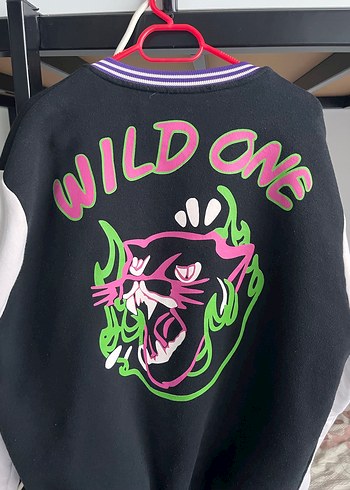 Mor Baskılı Kadın Kolej Ceket - Görsel 2