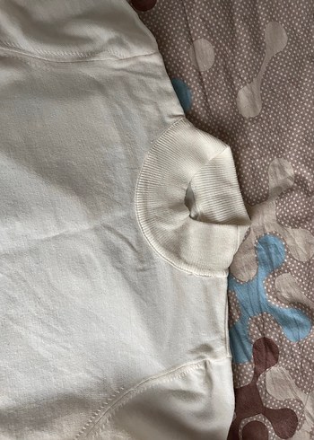 Beyaz/Krem Uzun Kollu Kadın Kazak - Görsel 2