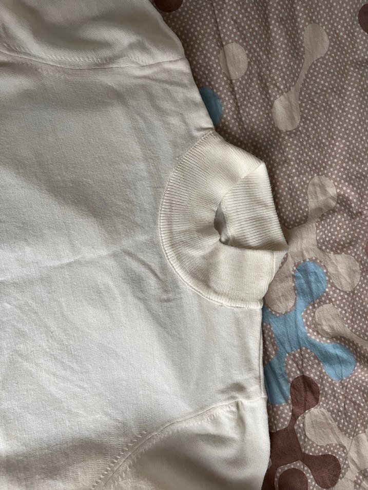 Beyaz/Krem Uzun Kollu Kadın Kazak - Görsel 2