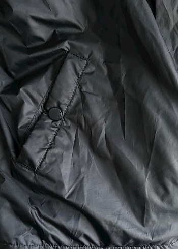 Kadın Siyah Fermuarlı Polar Ceket - Görsel 3