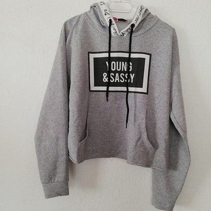 Kısa sweatshirt