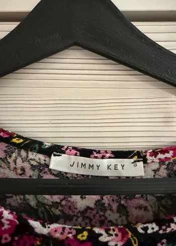 Jimmy Key Çiçek Desenli Midi Bohem Elbise