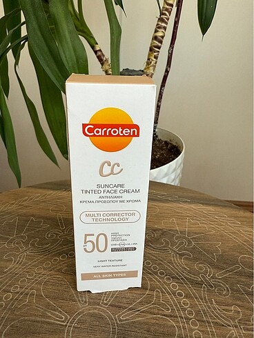 Carroten güneş kremi