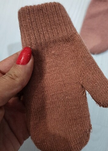 2'li H&M triko çocuk eldiven - Görsel 4
