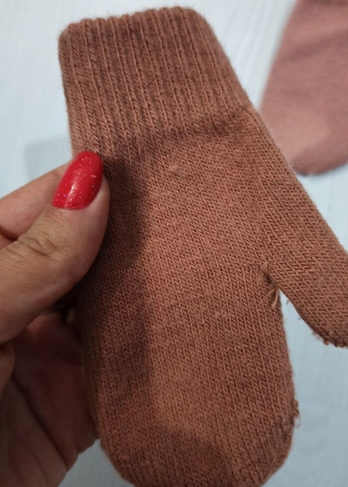 2'li H&M triko çocuk eldiven  - Görsel 4