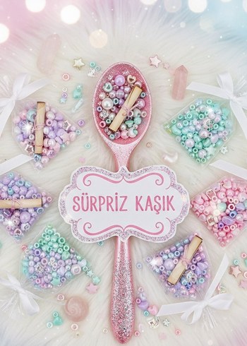 süpriz kaşık bir kaşıktan 6 adet ürün çıkıyor