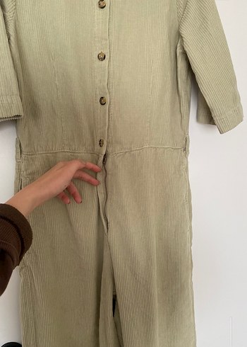 Hiç giyilmedi pastel yeşil Kadın Tulum - Görsel 2