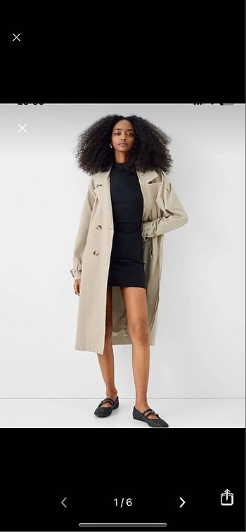 Bershka kum rengi bej trençkot