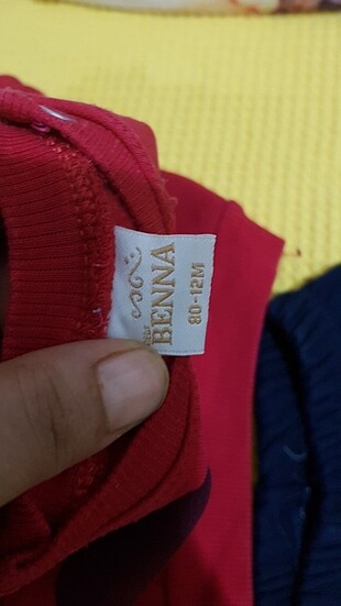 9 Ay Beden çeşitli Renk 9 ve 12 aylık alt üst takım