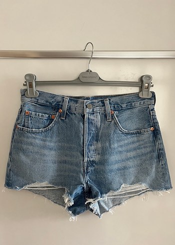 Levis Mavi Kadın Mini Denim Şort