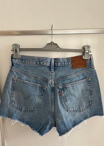 s Beden Levis Mavi Kadın Mini Denim Şort