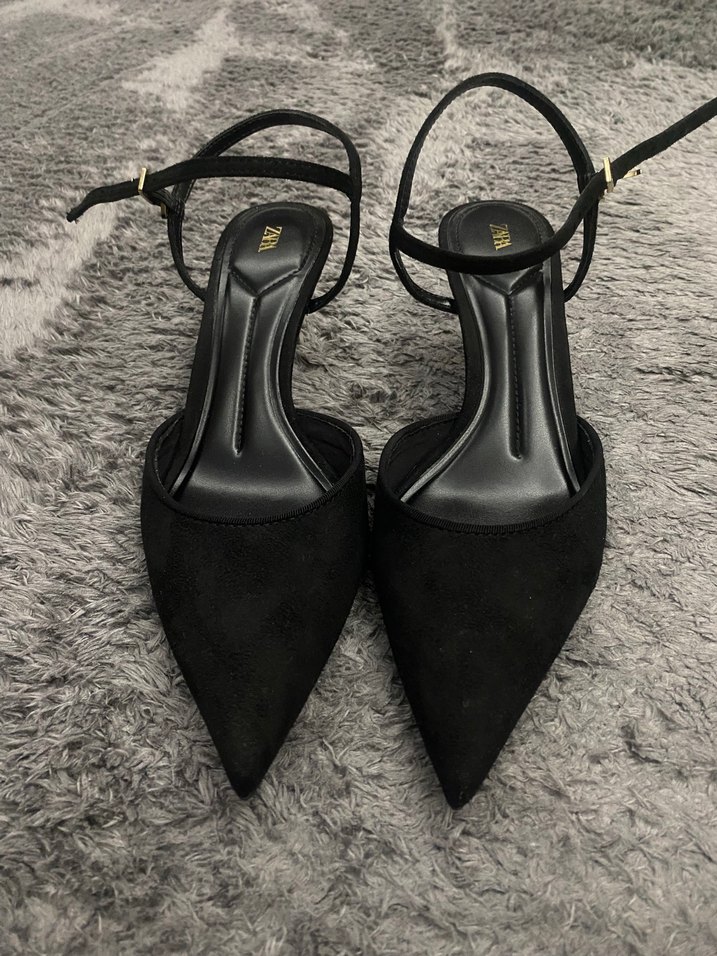 Zara sivri burun topuklu ayakkabı - Görsel 2