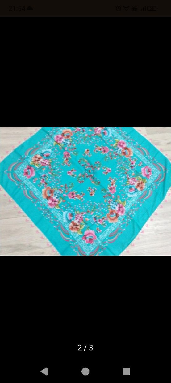 Dantel Detaylı Turkuaz El işi iğne oyası yazma  - Görsel 2