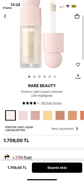 Rare beauty hıghlighter