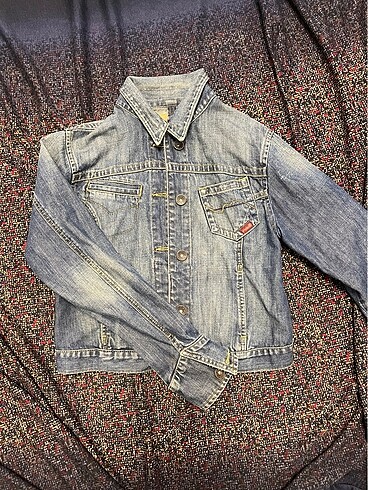 Levis sarartmalı kot ceket