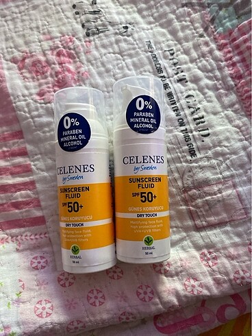Güneş kremi Celenes
