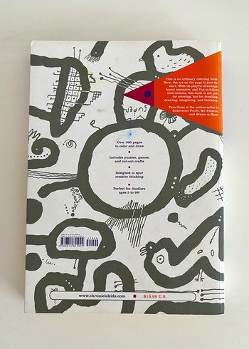 Beden Scribbles Çiziktirme ve Boyama Kitabı.