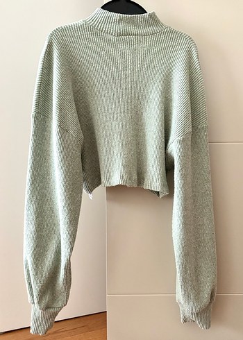 Bershka Crop Kazak. - Görsel 2