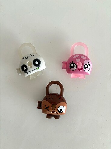3 adet Mini Lock Stars Figür.