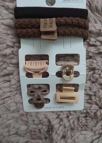 Bohem Yılan Desenli Elastik Saç Tokası Seti - Görsel 4